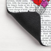 ボストンテリアとバルーン マウスパッド (コーナー)