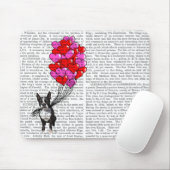 ボストンテリアとバルーン マウスパッド (マウス)