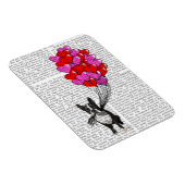 ボストンテリアとバルーン マグネット (右側)