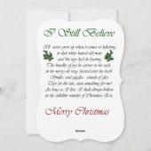 ボストンテリアのクリスマスカード シーズンカード (裏面)