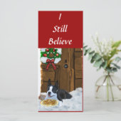 ボストンテリアのクリスマスプレゼント (スタンド正面)