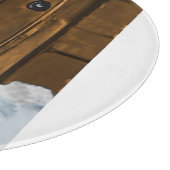 ボストンテリアのクリスマスプレゼント カッティングボード (角)