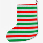 ボストンテリアのクリスマスペットストッキング ラージクリスマスストッキング (裏面)