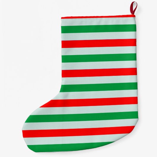 ボストンテリアのクリスマスペットストッキング ラージクリスマスストッキング (裏面)