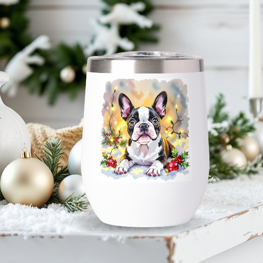 ボストンテリアのクリスマス