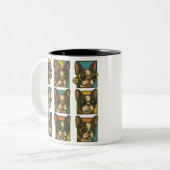 ボストンテリアのトレンドセッター ツートーンマグカップ (正面左)