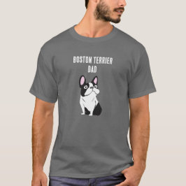 ボストンテリアのパパ Tシャツ