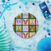 ボストンテリアのポップアート ペーパープレート (パーティー)