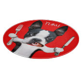 ボストンテリアのミラベルのまな板 カッティングボード (角)