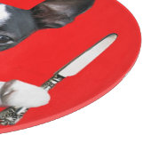 ボストンテリアのミラベルのまな板 カッティングボード (角)