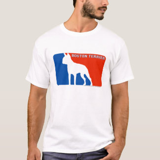 ボストンテリアのメジャーリーグ犬のTシャツ Tシャツ