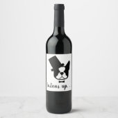 ボストンテリアのワインラベル – ボストンテリアパーティー ワインラベル (正面)