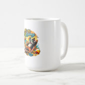 ボストンテリアの人生は楽ちん コーヒーマグカップ (正面右)