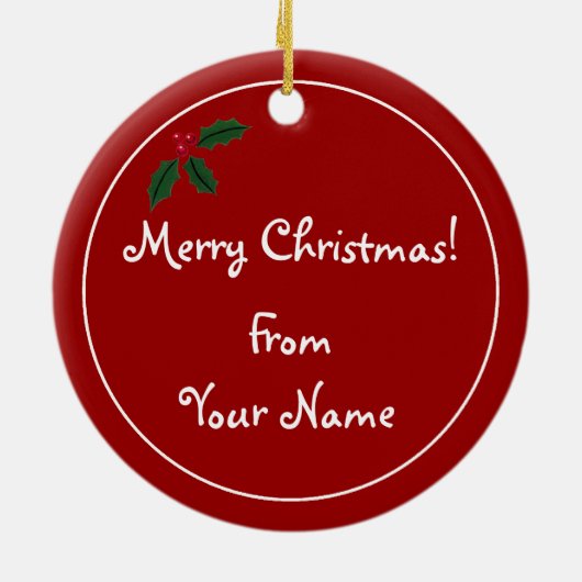 ボストンテリアの天使の漫画の雪片 セラミックオーナメント (裏面)