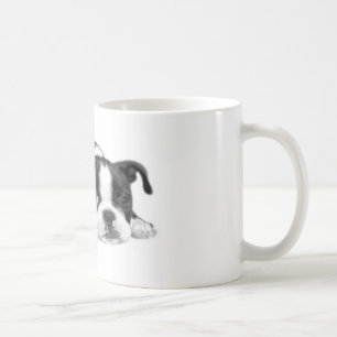 ボストンテリアの子犬のマグ コーヒーマグカップ