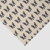 ボストンテリアの小犬 薄葉紙 (詳細)