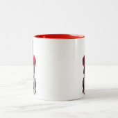 ボストンテリアの愛 ツートーンマグカップ (中央)