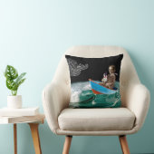 ボストンテリアの枕私は世界に直面してもいいです クッション (椅子)