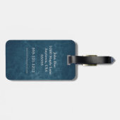 ボストンテリアの荷物のラベル ラゲッジタグ (裏面横)