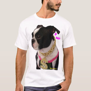 ボストンテリアの話し手のTシャツ Tシャツ