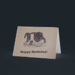 ボストンテリアの誕生日 カード<br><div class="desc">ボストンテリアの恋人のために素晴らしい!</div>