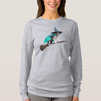 ボストンテリアの魔女 Tシャツ