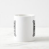 ボストンテリアは私に幸せにそんなに作ります コーヒーマグカップ (中央)