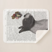 ボストンテリアアイスクリーム シェルパブランケット (正面(横))