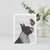 ボストンテリアアイスクリーム ポストカード (スタンド正面)