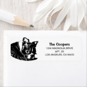 ボストンテリアアドレス ラベル (インサイチュ)