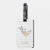 ボストンテリアインカクテルグラス2 ラゲッジタグ (裏面縦)