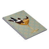 ボストンテリアインカクテルグラス ノートブック (右側)