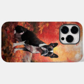 ボストンテリアイン紅葉秋インスパイア Case-Mate iPhoneケース (裏面 (横))