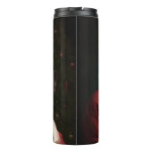 ボストンテリアウィズサンタクロースフェスティバルクリスマス タンブラー (裏面)