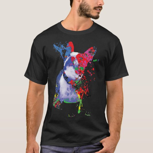 ボストンテリアエッセンシャル Tシャツ (正面)