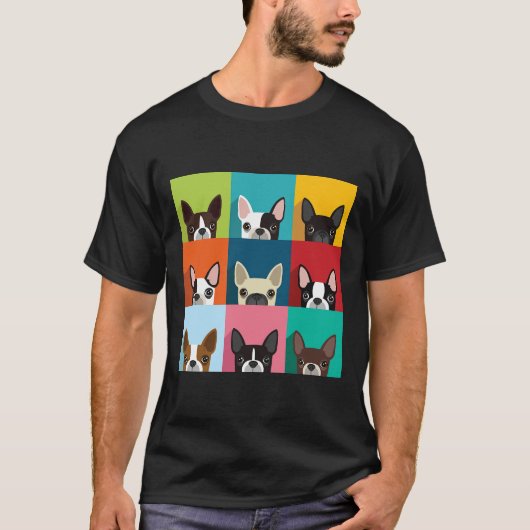 ボストンテリアエッセンシャル Tシャツ (正面)