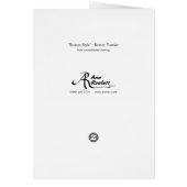 ボストンテリアカード – "ボストンスタイル" (裏面)