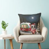 ボストンテリアキャラバンクリスマスアドベンチャー クッション (椅子)