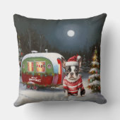 ボストンテリアキャラバンクリスマスアドベンチャー クッション (裏面)