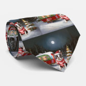 ボストンテリアキャラバンクリスマスアドベンチャー ネクタイ (ロール)