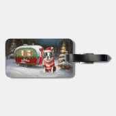 ボストンテリアキャラバンクリスマスアドベンチャー ラゲッジタグ (裏面横)