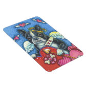 ボストンテリアキュピッド犬バレンタイン磁石大 マグネット (右側)