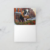 ボストンテリアクリスマスフェスティバルシーズン カード (内部)