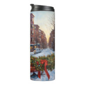 ボストンテリアクリスマスフェスティバルシーズン タンブラー (回転右)