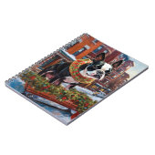 ボストンテリアクリスマスフェスティバルシーズン ノートブック (左側)