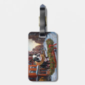 ボストンテリアクリスマスフェスティバルシーズン ラゲッジタグ (裏面縦)