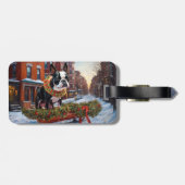 ボストンテリアクリスマスフェスティバルシーズン ラゲッジタグ (裏面横)