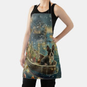 ボストンテリアクリスマスフェスティバル航海 エプロン (インサイチュ)