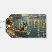 ボストンテリアクリスマスフェスティバル航海 ギフトタグ (裏面横)