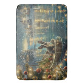 ボストンテリアクリスマスフェスティバル航海 バスマット (正面縦)